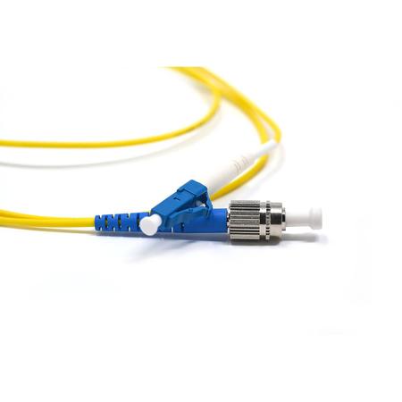 LC/PC-FC/PC Fiber Patch Cord Simplex SM G.657.A2 2.0mm 1m Yellow
