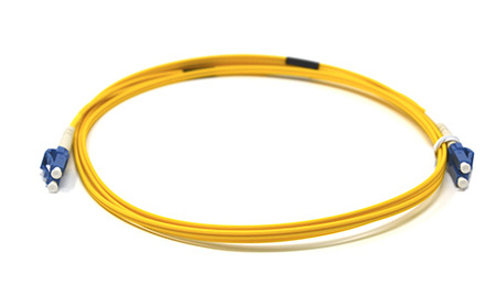LC/UPC-LC/UPC Fiber Patch Cord Duplex 2.0mm 2m Yellow