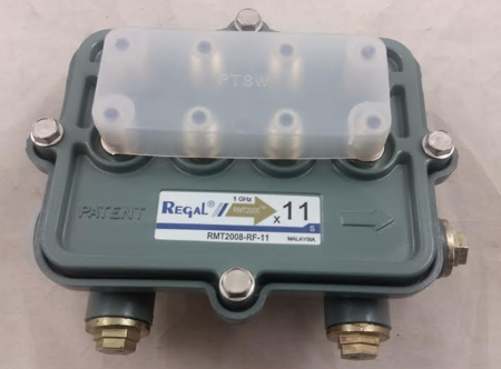 8-way Coaxial Outdoor Tap 17dB 1GHz Regal Style