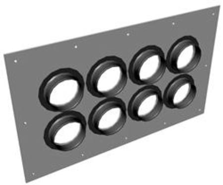 Wall/ Roof feed through plates for waveguides and cables 48940-4 Andrew 