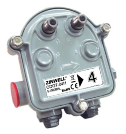 2-way Coaxial Outdoor Tap 4dB 1GHz Regal Style