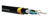 Câble Fibre Optique 16FO (2x8) Tube Loose ADSS - Aérien SM G.657.A1 Noir