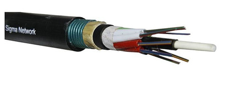 Câble Fibre Optique 64FO (8x8) Tube Loose Conduit SM G.657.A1 Noir