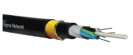 Cable de Fibra Óptica 24FO (3x8) Tubo Loose ADSS - Aéreo SM G.652.D Negro