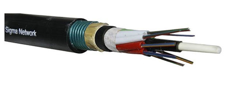 Câble Fibre Optique 32FO (4x8) Tube Loose Conduit SM G.657.A1 Noir