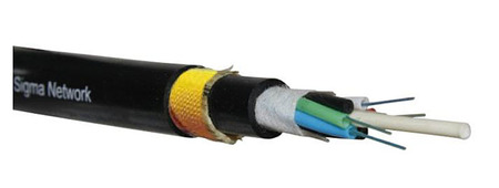 Câble Fibre Optique 12FO (1x12) Tube Loose ADSS - Aérien SM G.657.A1 Noir