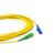 E2000/PC-SC/APC Fiber Patch Cord Simplex SM G.657.A2 2.0mm 10m Yellow