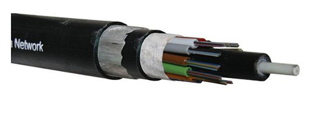 Câble Fibre Optique 144FO (12x12) Tube Loose Conduit SM G.657.A1 Noir