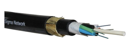 128FO (16x8) ADSS - Aerial Loose Tube Fiber Optic Cable SM G.657.A1 LSZH Yellow