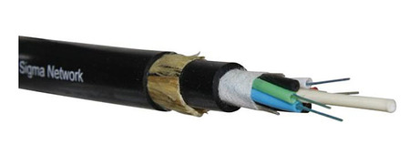 Cable de Fibra Óptica 64FO (8x8) Tubo Loose ADSS - Aéreo SM G.657.A1 Negro