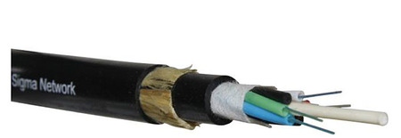 144FO (12x12) ADSS - Aerial Loose Tube Fiber Optic Cable SM G.657.A1 Black