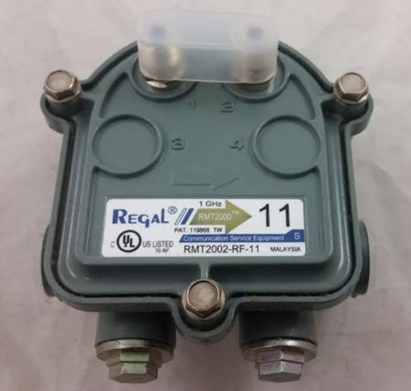 2-way Coaxial Outdoor Tap 17dB 1GHz Regal Style