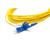 LC/UPC-SC/UPC Fiber Patch Cord Simplex SM G.657.A2 2.0mm 7m Yellow