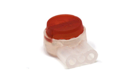 3-Wire Red Connector for 0,4-0,9mm wire