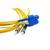 SC/UPC-FC/UPC Fiber Patch Cord Duplex SM 2.8mm 2m Yellow