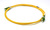 Patch Cord Fibra Duplex LC/APC-LC/APC 2.0mm 2m Amarelo