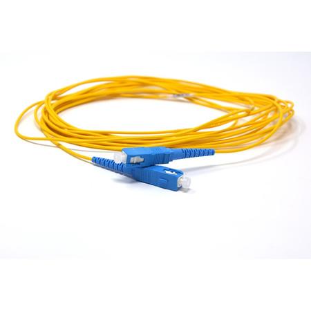 SC/UPC-SC/UPC Fiber Patch Cord Simplex SM 5m Yellow