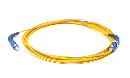 LC/UPC-SC/UPC Fiber Patch Cord Simplex SM G.657.A1 2.0mm 4.5m Yellow