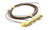 LC/PC 12 Fibers Color-coded Fiber Pigtail Set OM2 900µm 2m 