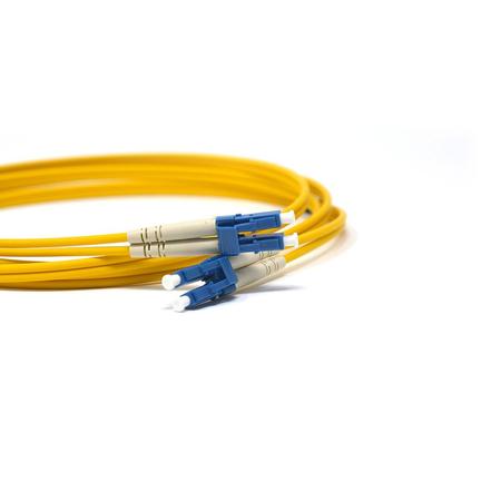 LC/PC-LC/PC Fiber Patch Cord Duplex SM 2.8mm 2m Yellow