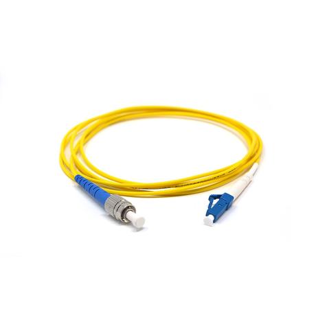 LC/PC-FC/PC Fiber Patch Cord Simplex SM G.657.A2 2.0mm LSZH 2m Yellow