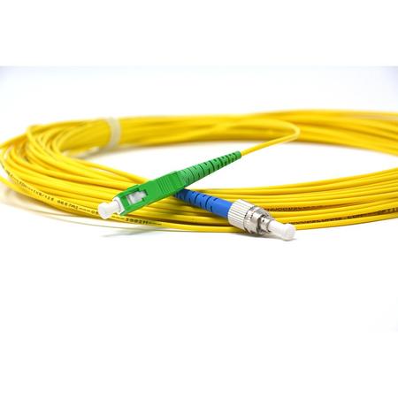 SC/APC-FC/UPC Fiber Patch Cord Simplex SM G.657.A2 2.0mm 20m Yellow