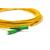 SC/APC-SC/APC Fiber Patch Cord Simplex SM G.652 3.0mm 10m Yellow