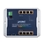 Industrial 8-Ports 10/100/1000T 802.3at PoE + 2-Ports 100/1000X SFP Wall-mounted Managed Switch 