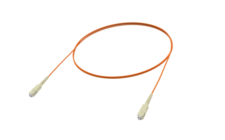 SC/PC-SC/PC Fiber Patch Cords simplex OM2 G.651.1 2mm 3m Orange