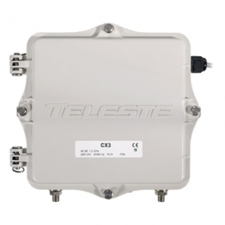 1,2-GHz-Verstärker 230 VAC mit 65/85-MHz-Diplexfiltern