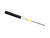 Câble enterré direct 24FO (1X24) Câble à fibre optique à tube central OS2 G.652.D PE Diélectrique blindé Noir