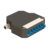 Caixa de terminação em trilho DIN | 6 SC Simplex | DP8 | Modo único G.657.A2 SC/UPC azul