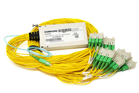 1x32 Glasfaser-Splittermodul SC/APC für Corning OptiTect Schrank