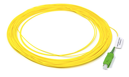SC/APC Fiber Pigtail 900µm 20m TB G.657.A1 Yellow