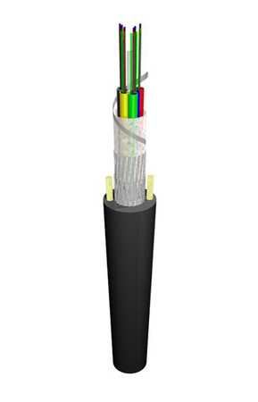 Cable de Fibra Óptica 72FO (12x6) Tubo Flexible ADSS - Aéreo SM G.657.A2