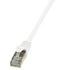 Cable de conexión Cat.6 F/UTP EconLine AWG26 blanco de 1,00 m - CP2031S