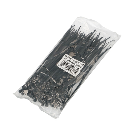 Extralink | Serre-câble | 3 x 150 mm, noir, sac de 100 pièces