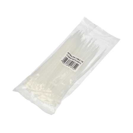 Extralink | Cable tie | 3x 150mm white 100pcs bag
