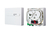 OpDAT Prise Murale Optique ADT splice 2xLC-D APC (vert) OS2 blanc pur RAL 9010