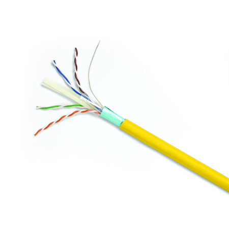 Cable de Cobre Cat 6A 4/23 Par F/UTP LSZH Amarillo