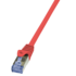 Cable de conexión S/FTP PrimeLine AWG27 PIMF LSZH rojo de 5 m - CQ3074S