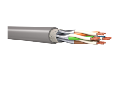 Cable de par trenzado MegaLine® F10-120 S/F FLEX Dca Cat7A