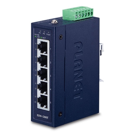 Industrial 5-Ports 10/100TX Compact Ethernet Switch
