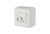 Keystone wall outlet AP 1 port pure white unequipped