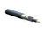 144FO (12X12) Duct Loose Tube Fibra Óptica Cabo OS2 G.652.D HDPE Dielétrico Blindado Preto