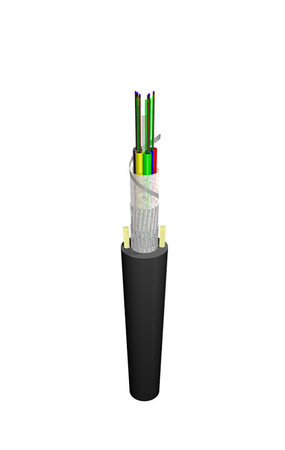 Cable de Fibra Óptica 12FO (1x12) Tubo Flexible Conducto + ADSS SM G.657.A2