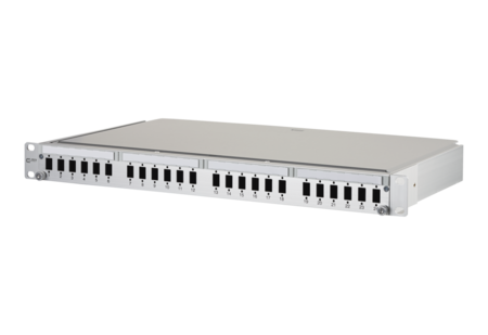OpDAT PA FO Patch Panel unequipped for 24xLC-D/SC-S/E2000 gray