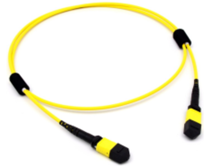 12FO  low loss MPO-F/ LC Pre-Terminated Fiber Cables 9/125µm G652d  3.0mm 20m LSZH yellow
