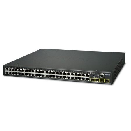 48-Ports 10/100/1000BASE-T + 4-Ports 100/1000BASE-X SFP Managed Gigabit Switch