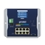 Industrial 8-Ports 10/100/1000T 802.3at PoE + 2-Ports 1G/2.5G SFP Wall-mount Managed Switch with LCD Touch Screen